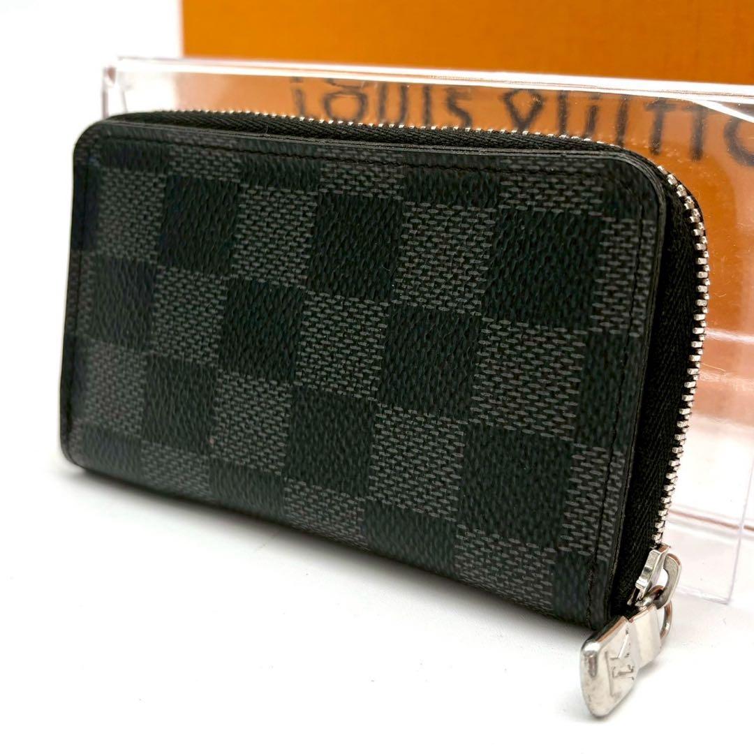 ルイヴィトン ダミエグラフィット ジッピーパース ケース ブラック