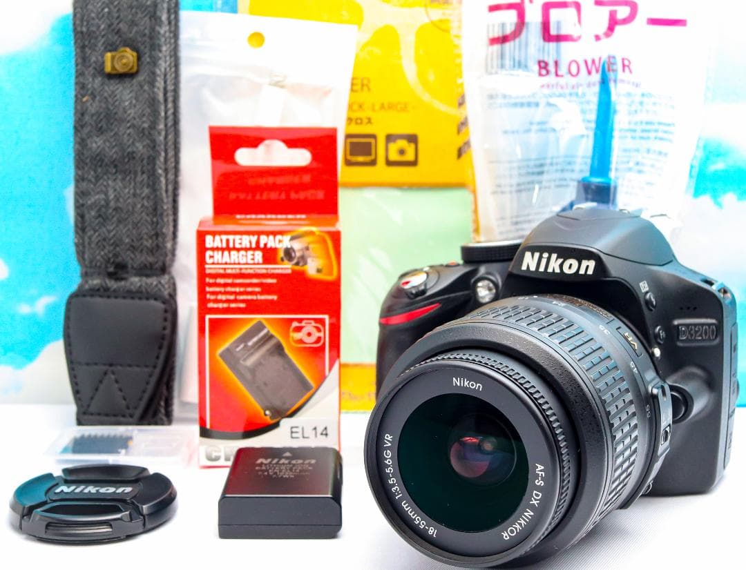 Nikon D3200⭐️スマホ転送できる⭐️高画質一眼レフ⭐️動画撮影可