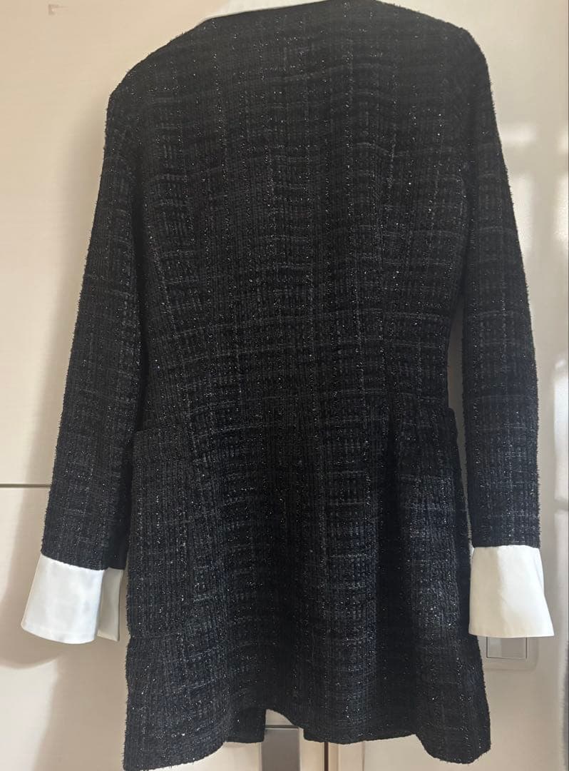 Darich ダーリッチ クラシカルボウタイツイードミニワンピース