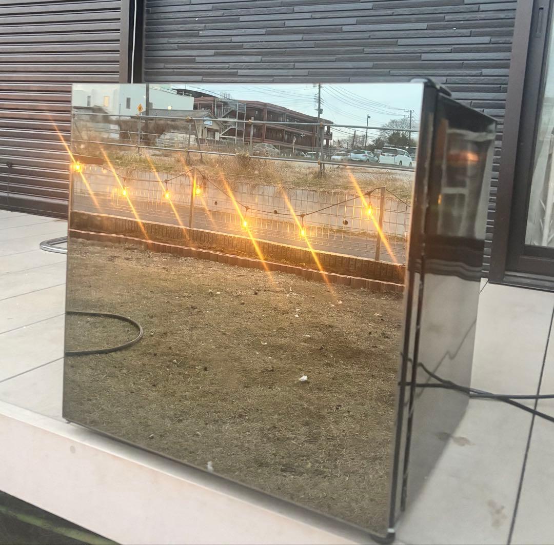 冷蔵庫 42L ガラス扉 小型 セカンド冷蔵庫 1ドア 幅47.5cm