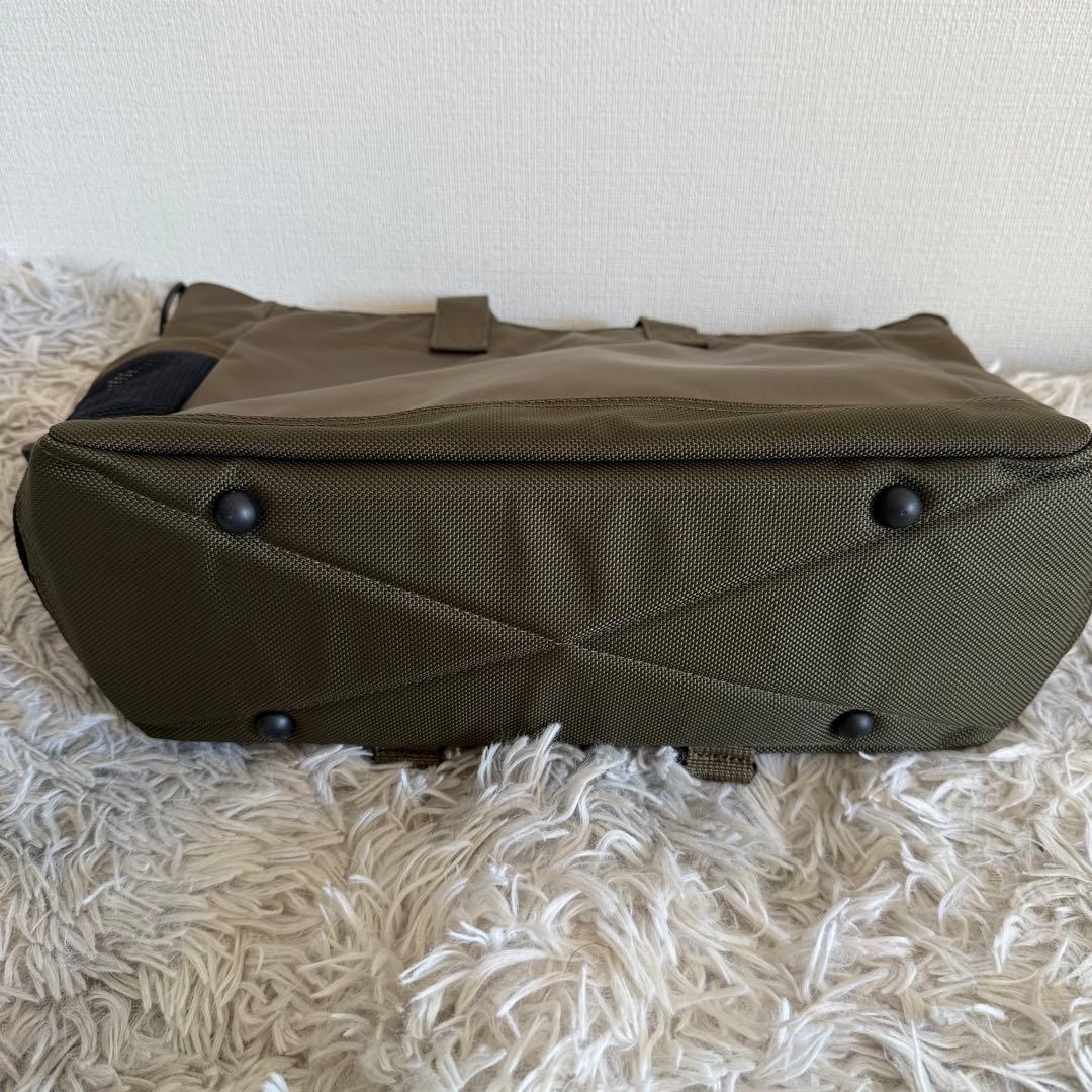 ほぼ未使用 PORTER RIDE 2way グリーン トートバッグ ショルダー