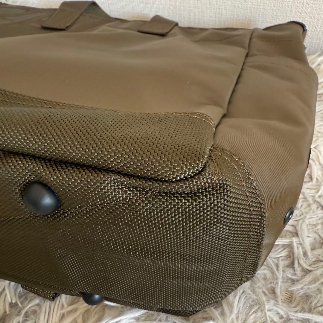 ほぼ未使用 PORTER RIDE 2way グリーン トートバッグ ショルダー