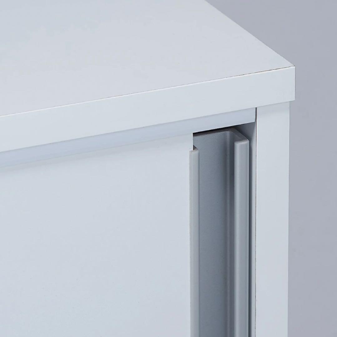 ディノス 大量収納が自慢の引き戸式本棚 幅90 高さ114 奥行40cm