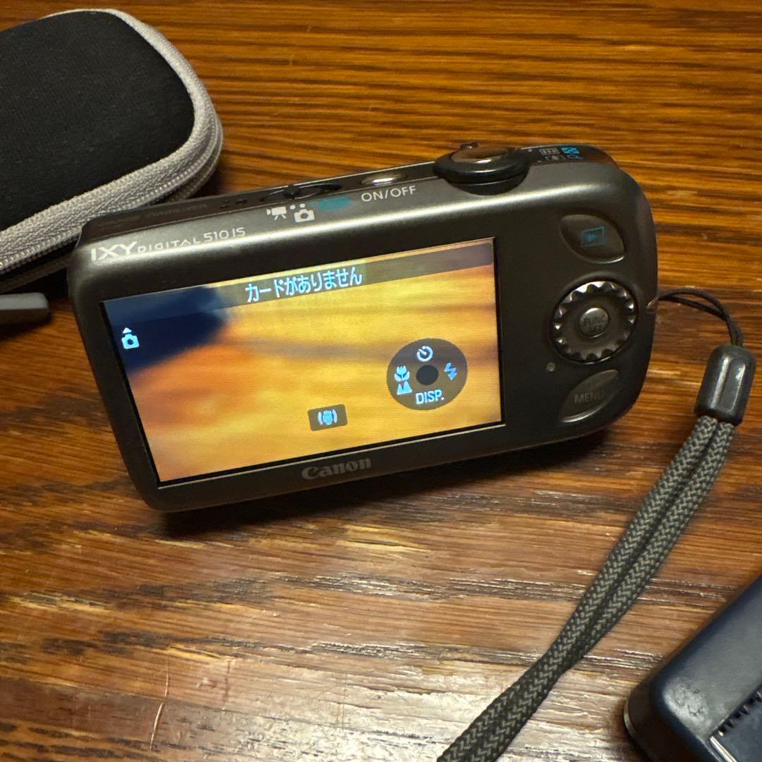 Canon デジタルカメラ IXY DIGITAL 510 IS 水色 コンデジ