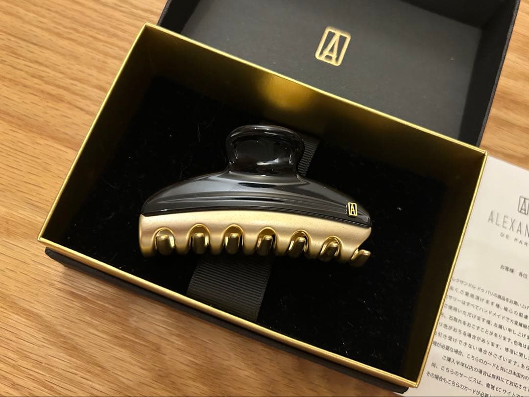 アレクサンドルドゥパリ Mクリップ（ブラック）美品