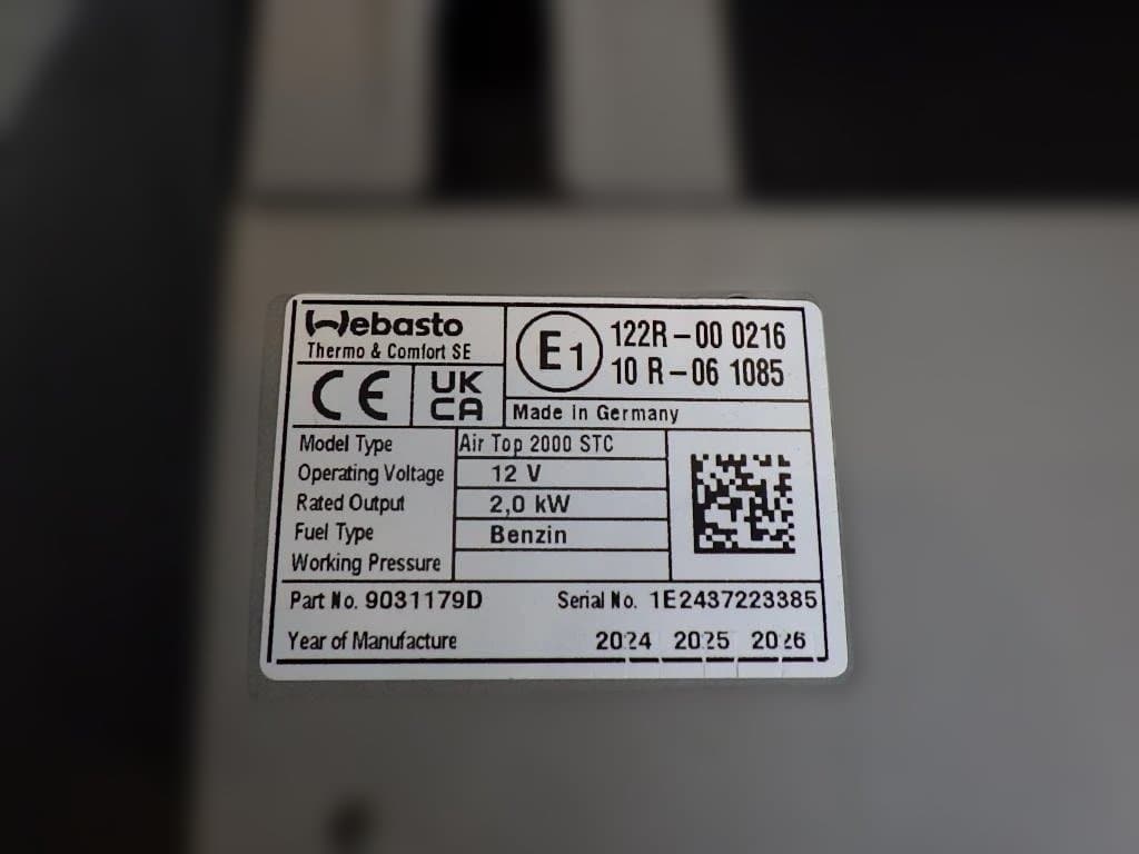 ベバストヒーター　AT2000STC RVキット　ガソリン用　NO.12