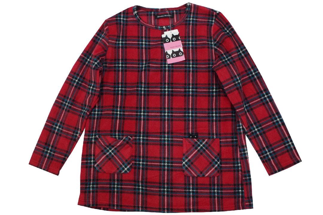 【新品】マタノアツコ/ワコール　ひょっこりクロネコあったかフリースパジャマ（M)