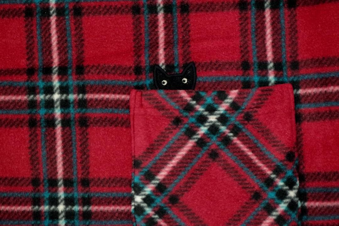 【新品】マタノアツコ/ワコール　ひょっこりクロネコあったかフリースパジャマ（M)