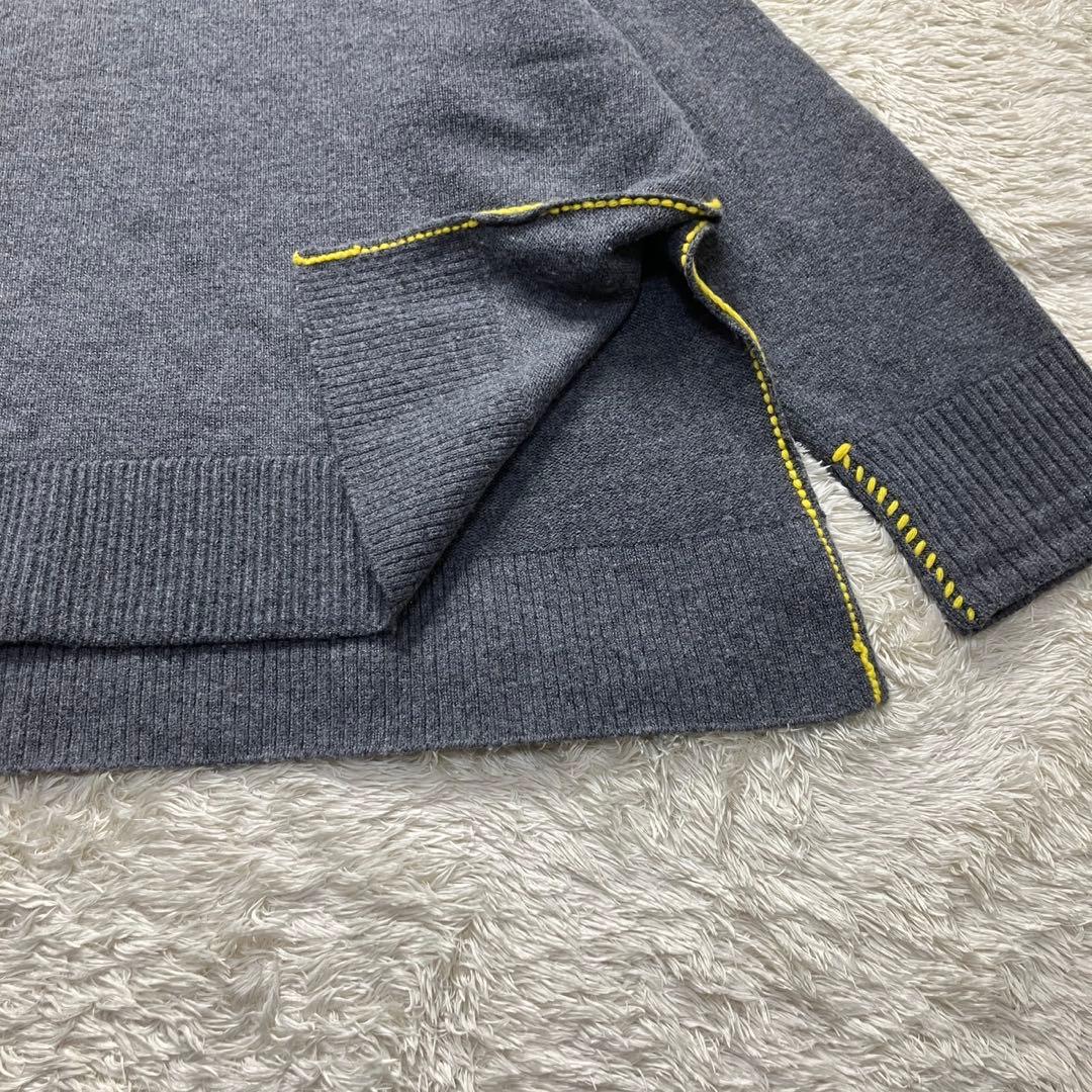 23AW✨ エンフォルド ルーズボックスプルオバーニット　サイドスリット　グレー