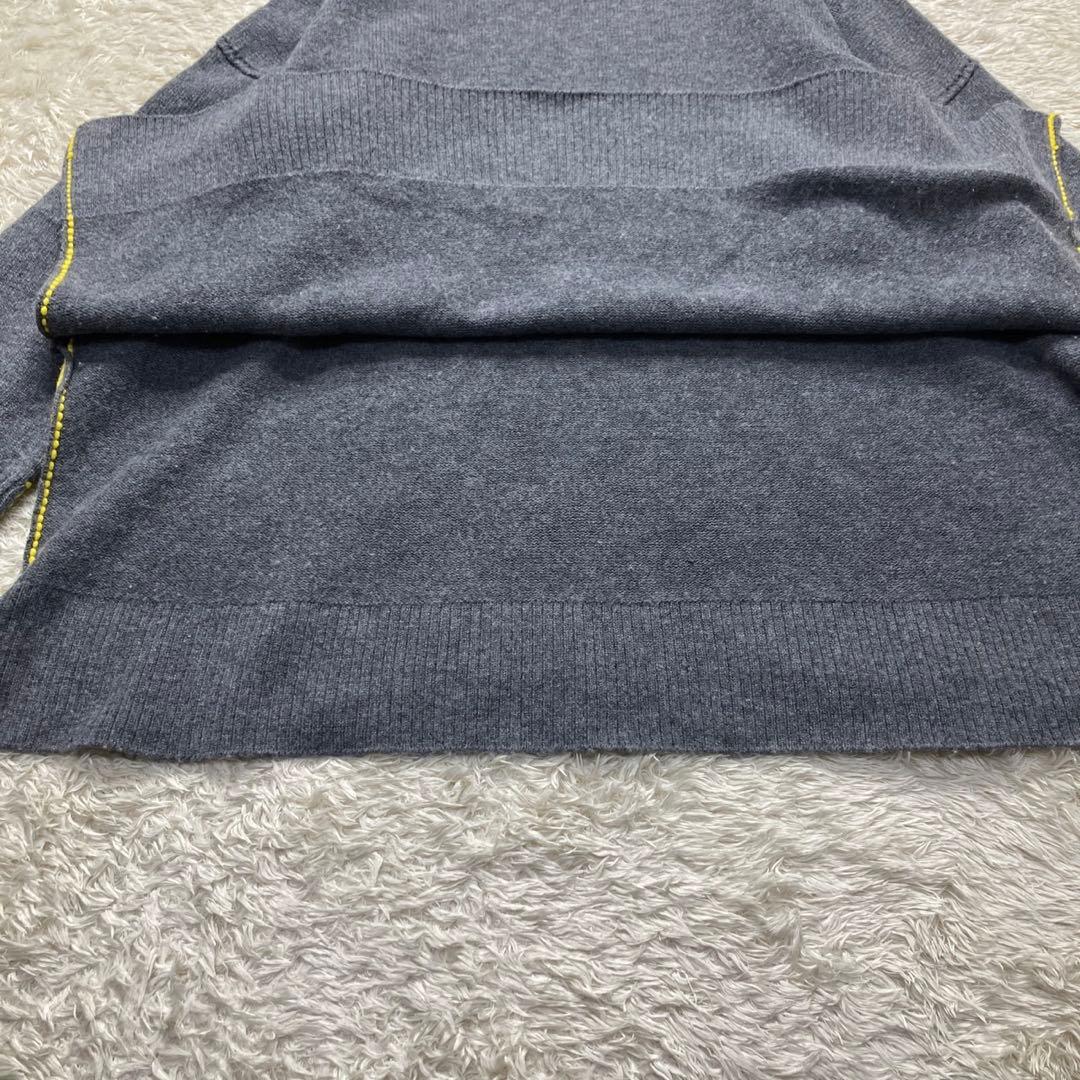 23AW✨ エンフォルド ルーズボックスプルオバーニット　サイドスリット　グレー