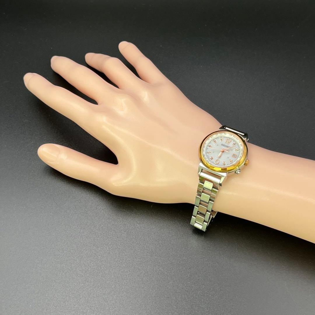 【稼動品】腕時計　SEIKO lk セイコー　ルキア　電波ソーラー　デイト