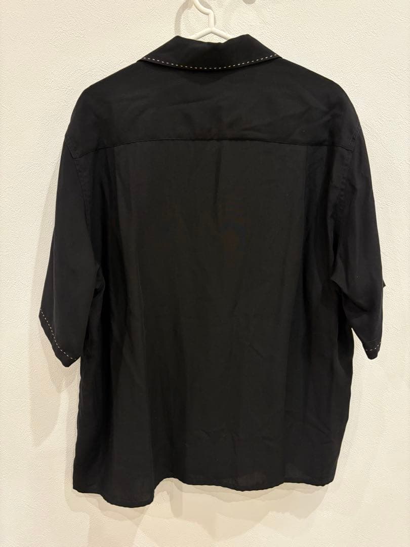 【未使用】WACKO MARIA 50's オープンカラーシャツ ブラックM