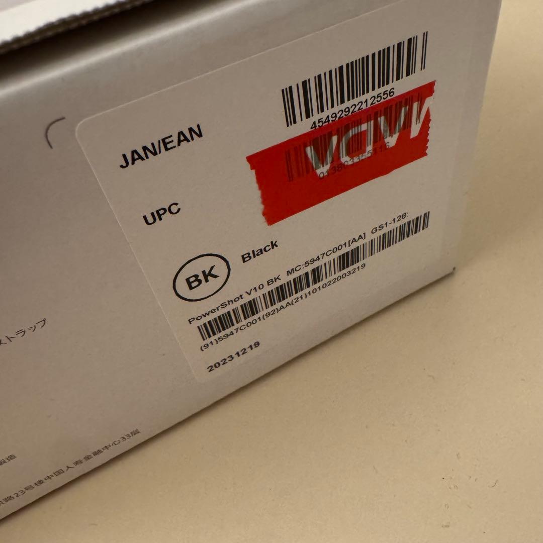 PowerShot V10 BK ブラック