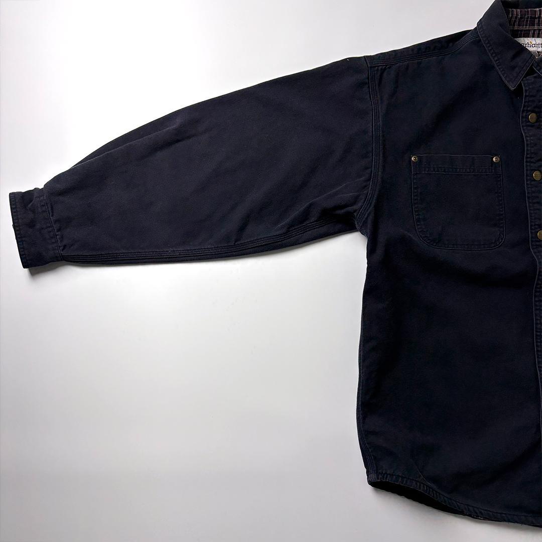 carhartt ダックシャツ ネルライナー M ダークネイビー ネルシャツ