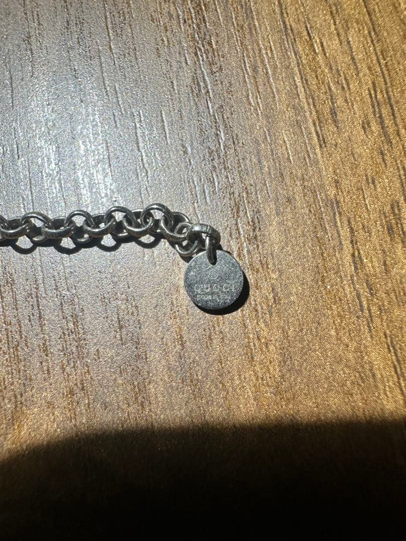 GUCCI Gロゴペンダントネックレス 箱付き