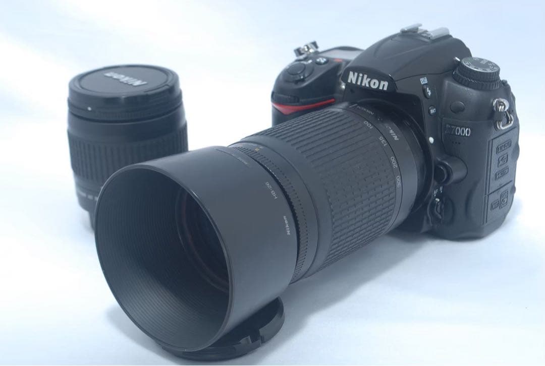Nikon D7000 本格一眼 ダブルレンズ すぐ撮影OK 動作良好 超望遠付
