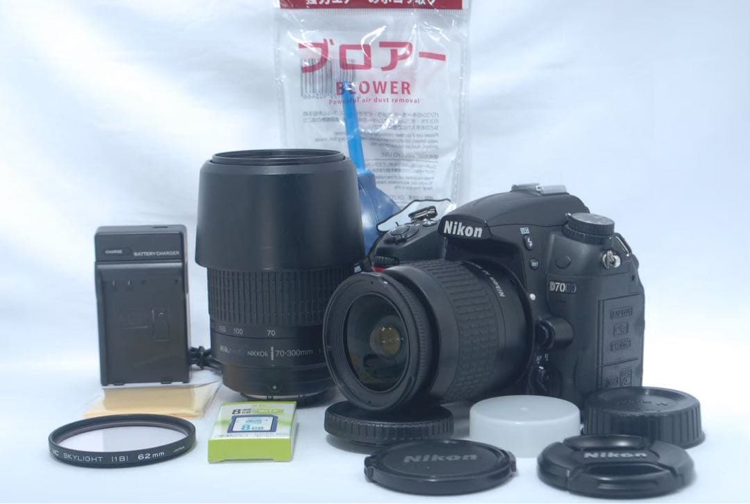 Nikon D7000 本格一眼 ダブルレンズ すぐ撮影OK 動作良好 超望遠付