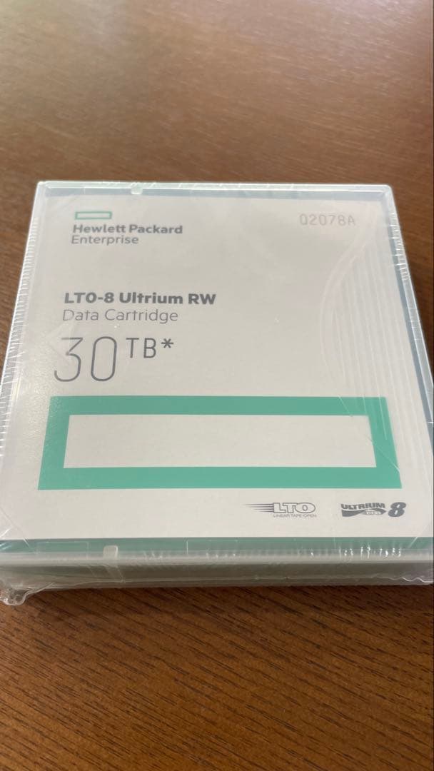 5本　Hewlett Packard Enterprise LTO-8 30TB