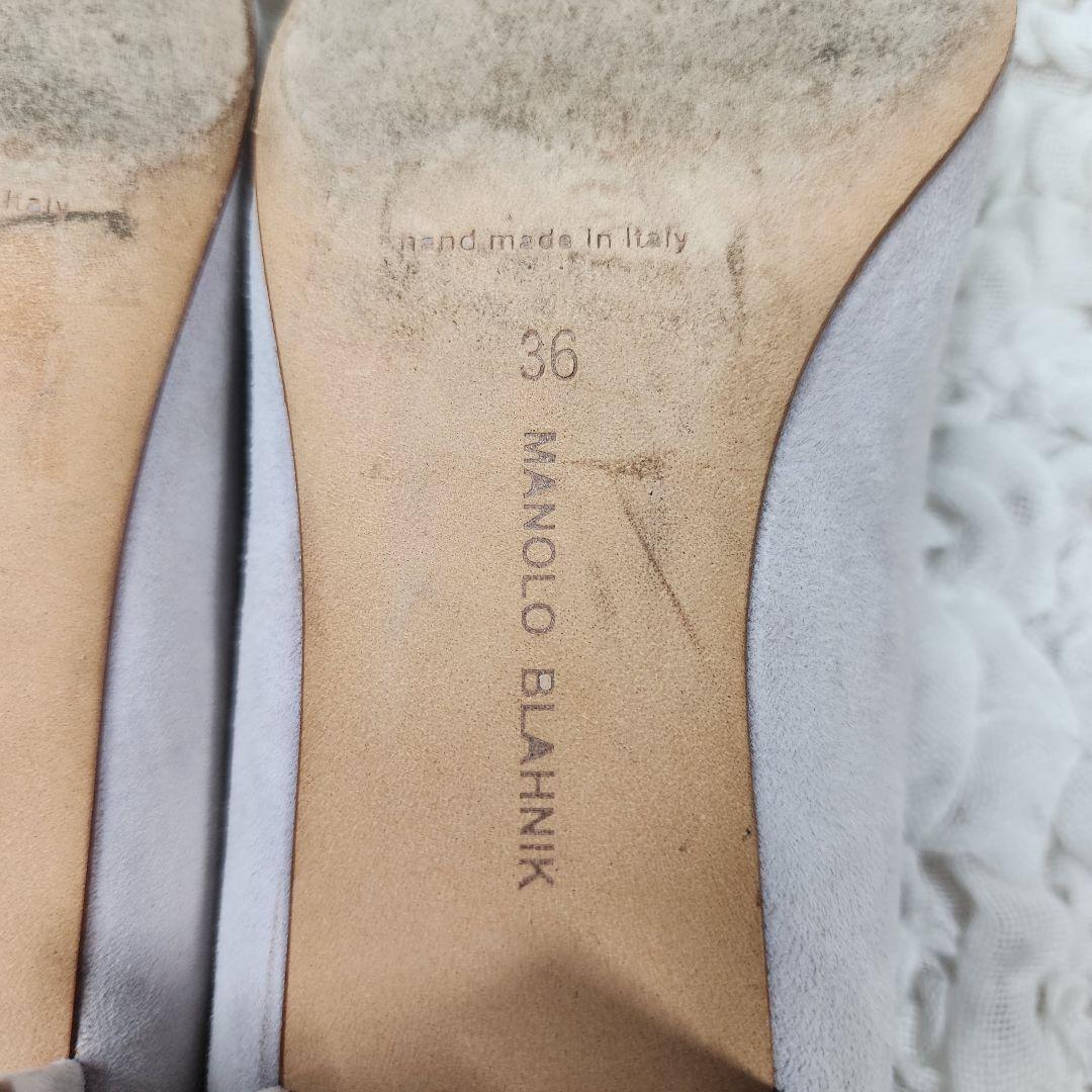 sumirelifeマノロブラニク リストニー スエード チャンキーヒール