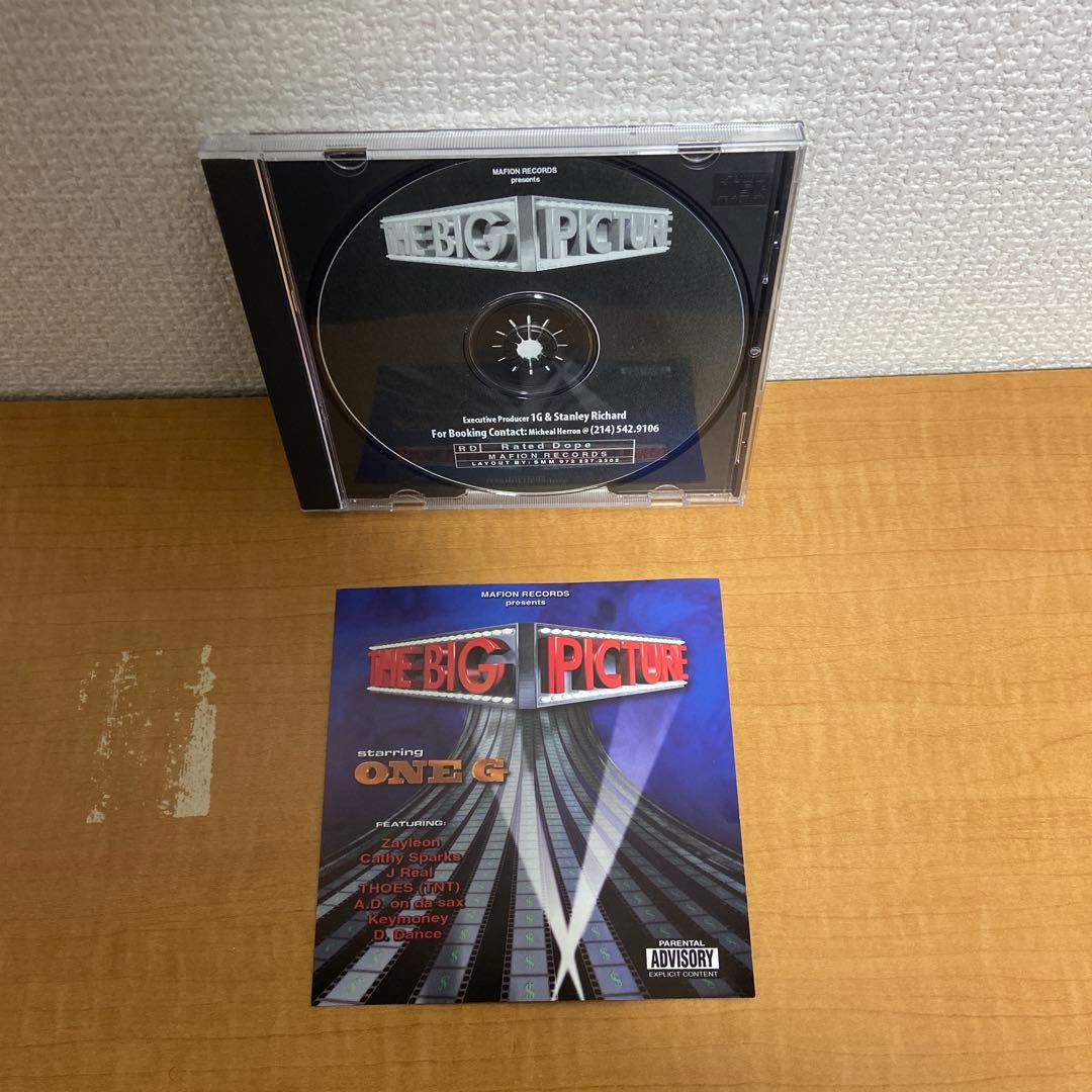 洋楽 ONE G / BIG PICTURE / GANGSTA RAP G-FUNK