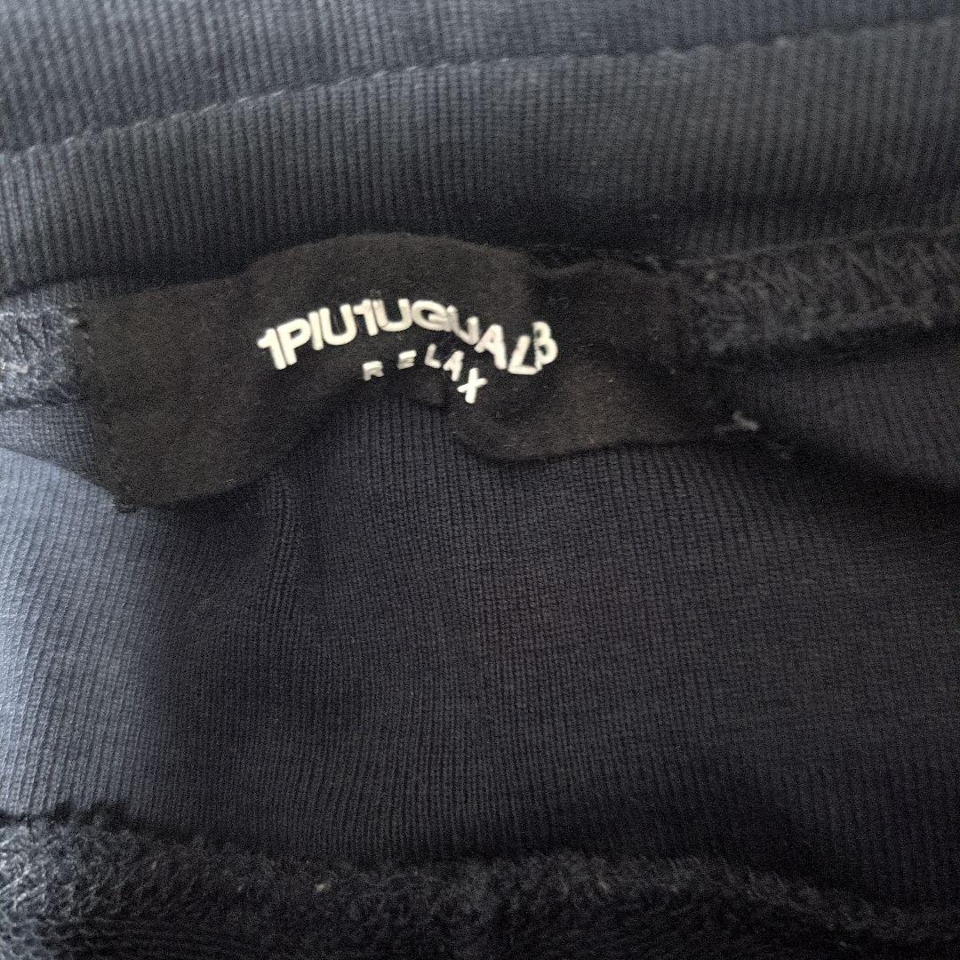 1piu1uguale3 relax　セットアップ 　黒