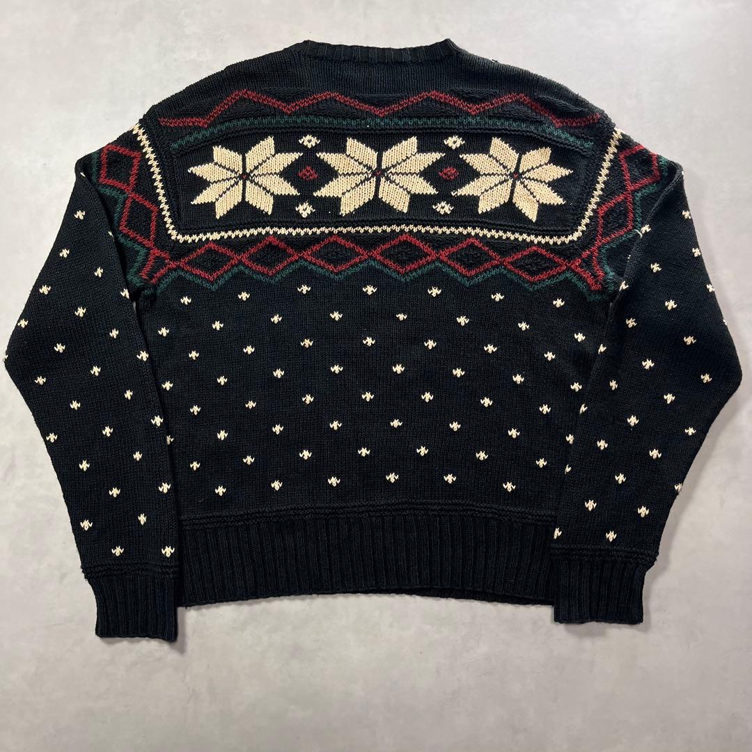 ◎90s Polo by Ralph Lauren バーズアイ ハンドニット