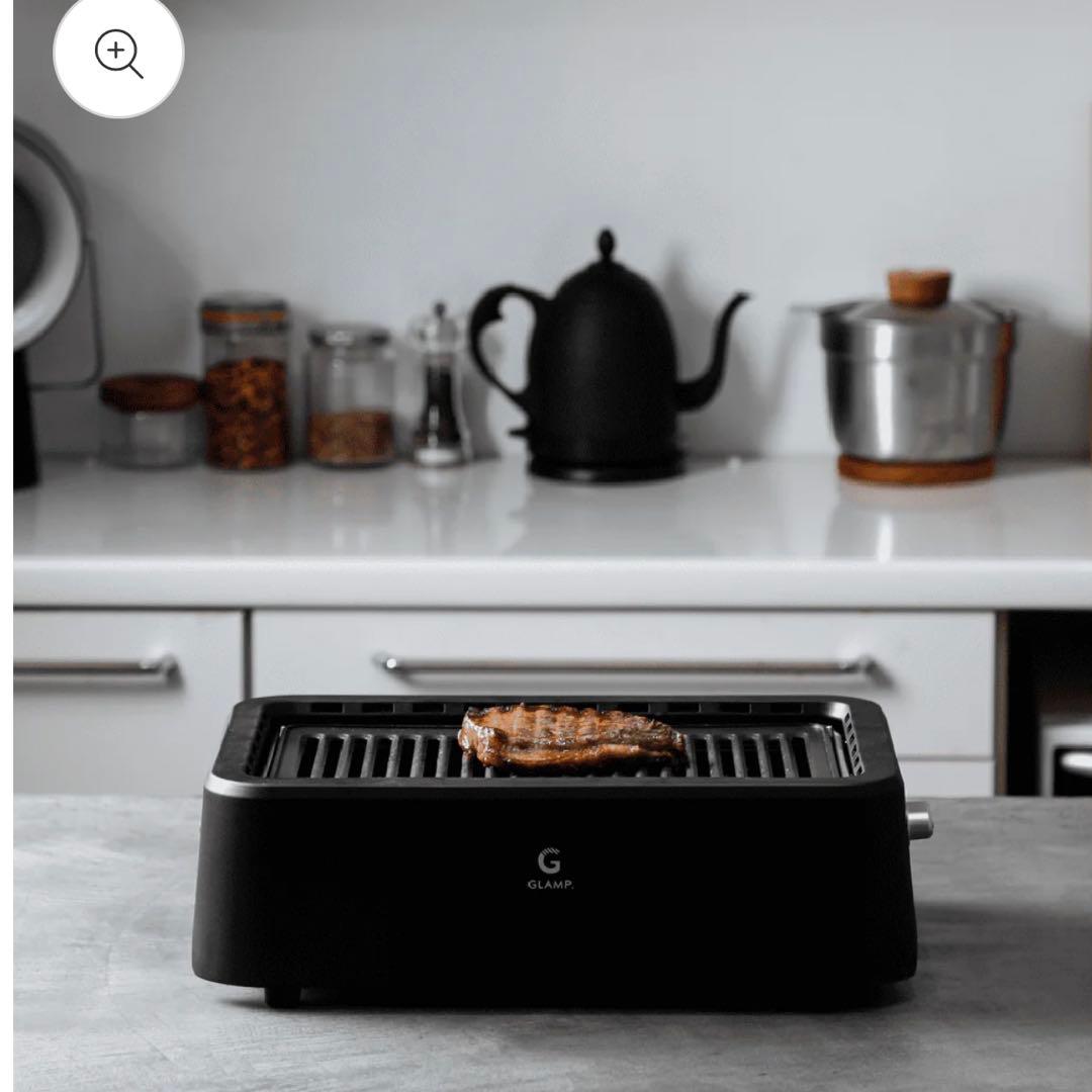 新品未開封 GLAMP 超少煙グリル ブラック SG-01 焼肉プレート