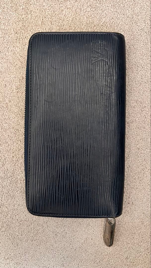 LOUIS VUITTON エピ ジッパーウォレット アンディゴブルー