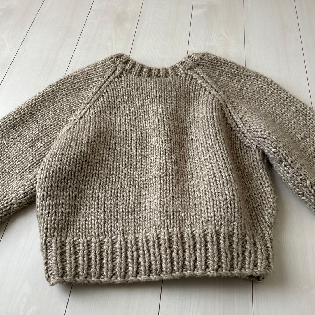 isook ハンドニットカーディガン