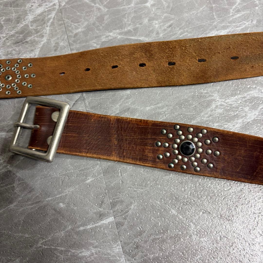 ベルト　レザー　スタッズ　y2k grunge グランジ　アメカジ