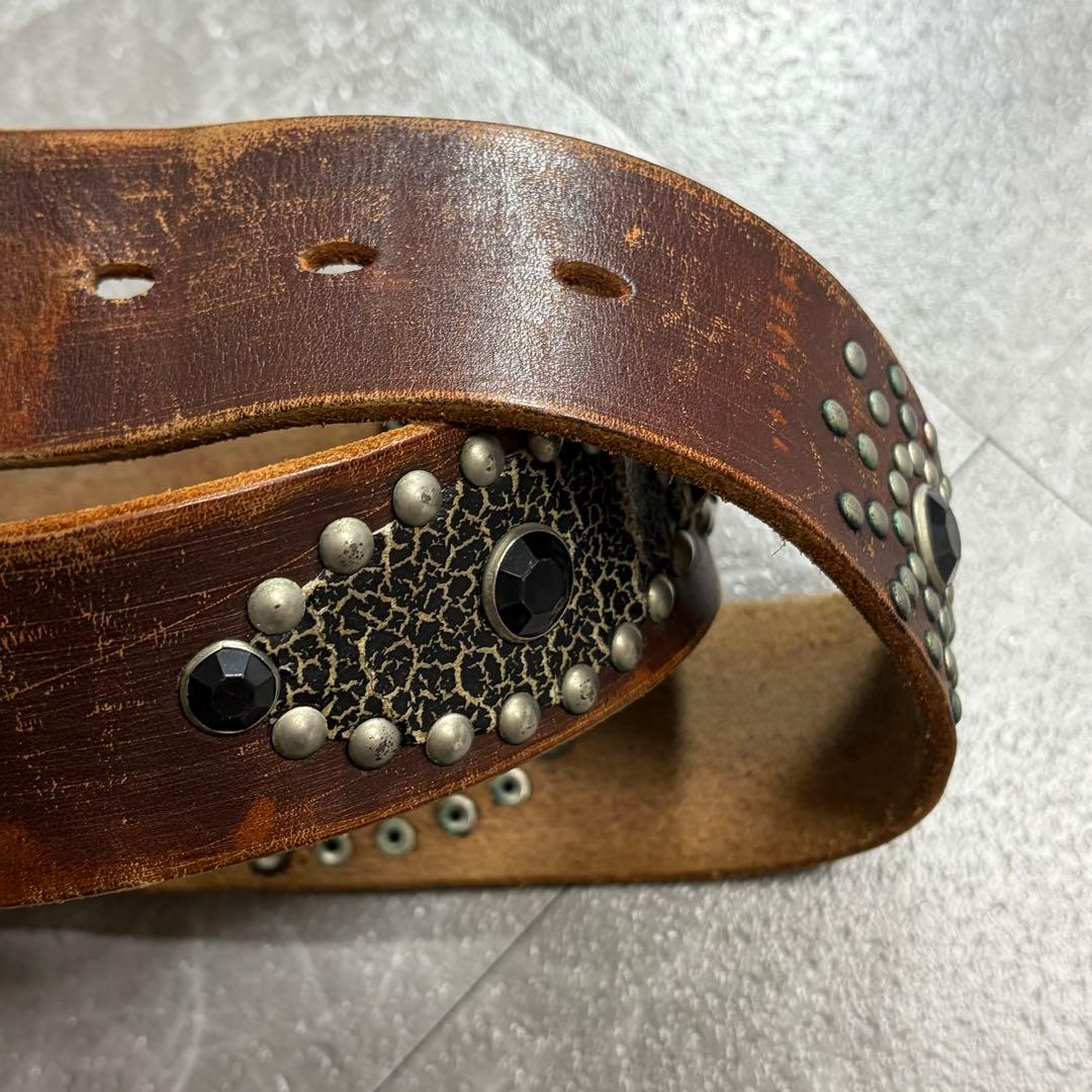 ベルト　レザー　スタッズ　y2k grunge グランジ　アメカジ