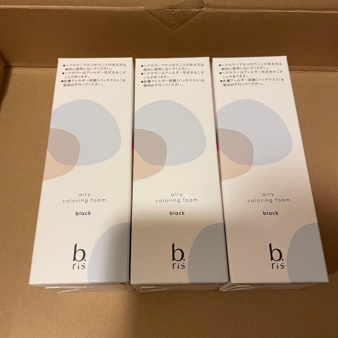 ビーリス ブラック エアリーカラーリングフォーム 白髪染め b ris