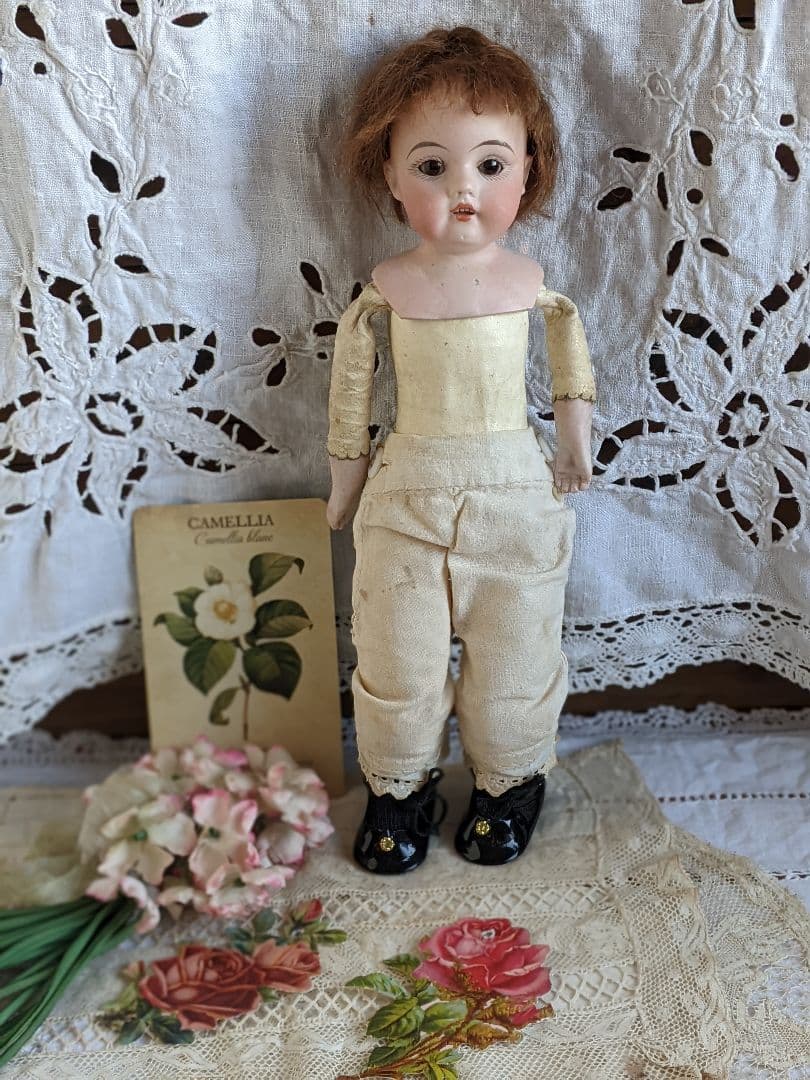 【c】アンティークビスクドール　ケストナー　約28cm