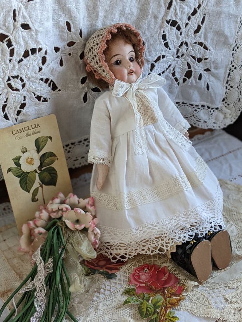 【c】アンティークビスクドール　ケストナー　約28cm