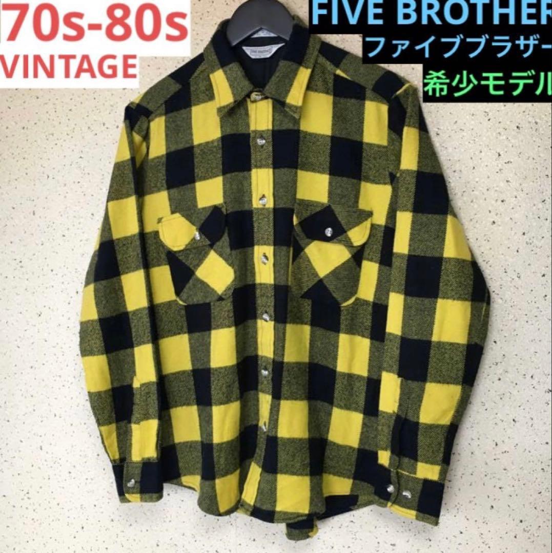 FIVE BROTHER 70s-80s ヴィンテージネルシャツ