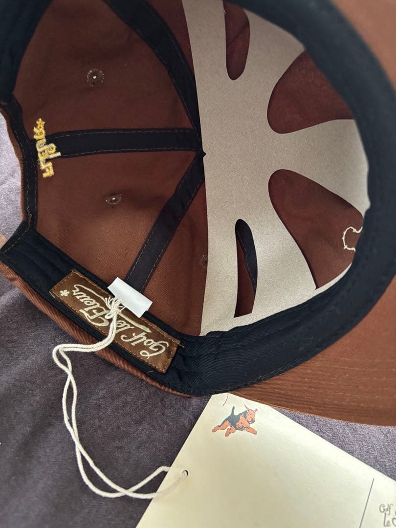 帽子 VARSITY DARRYL 5 PANEL HAT BROWN