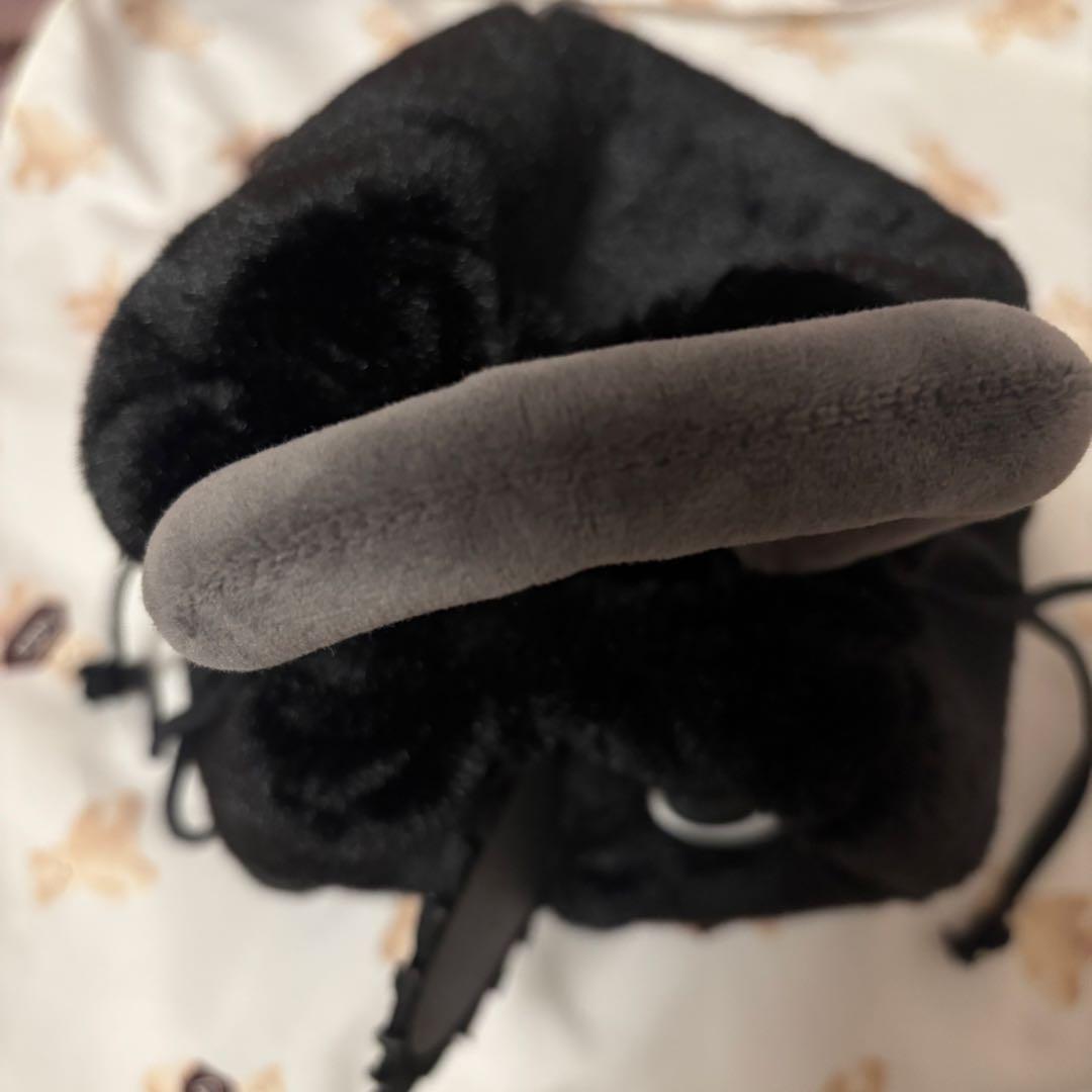 ブラックポチタ　ぬいぐるみ巾着　ポーチ　バッグ　チェンソーマン