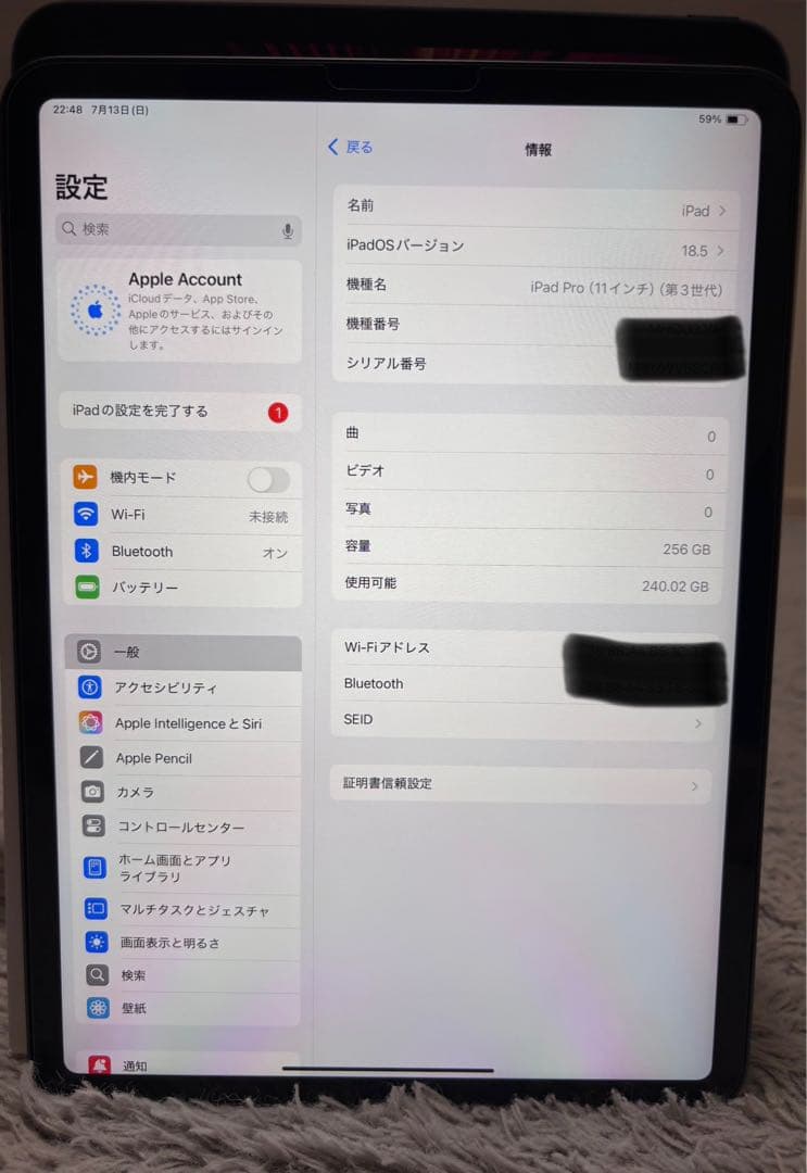ろくてんApple iPad Pro (11インチ)第3世代 256GB
