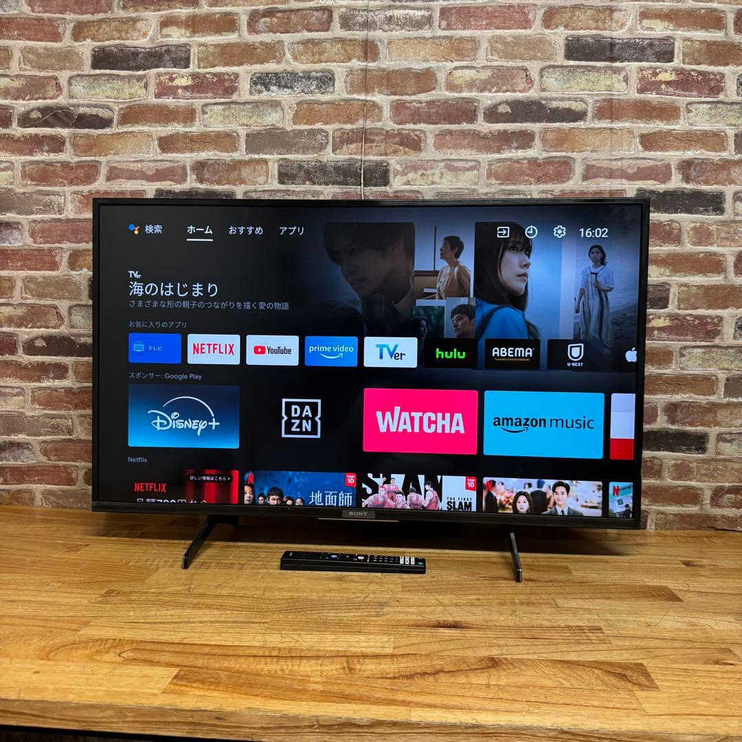 SONY 43V型 4K 液晶テレビ BRAVIA KJ-43X8500H