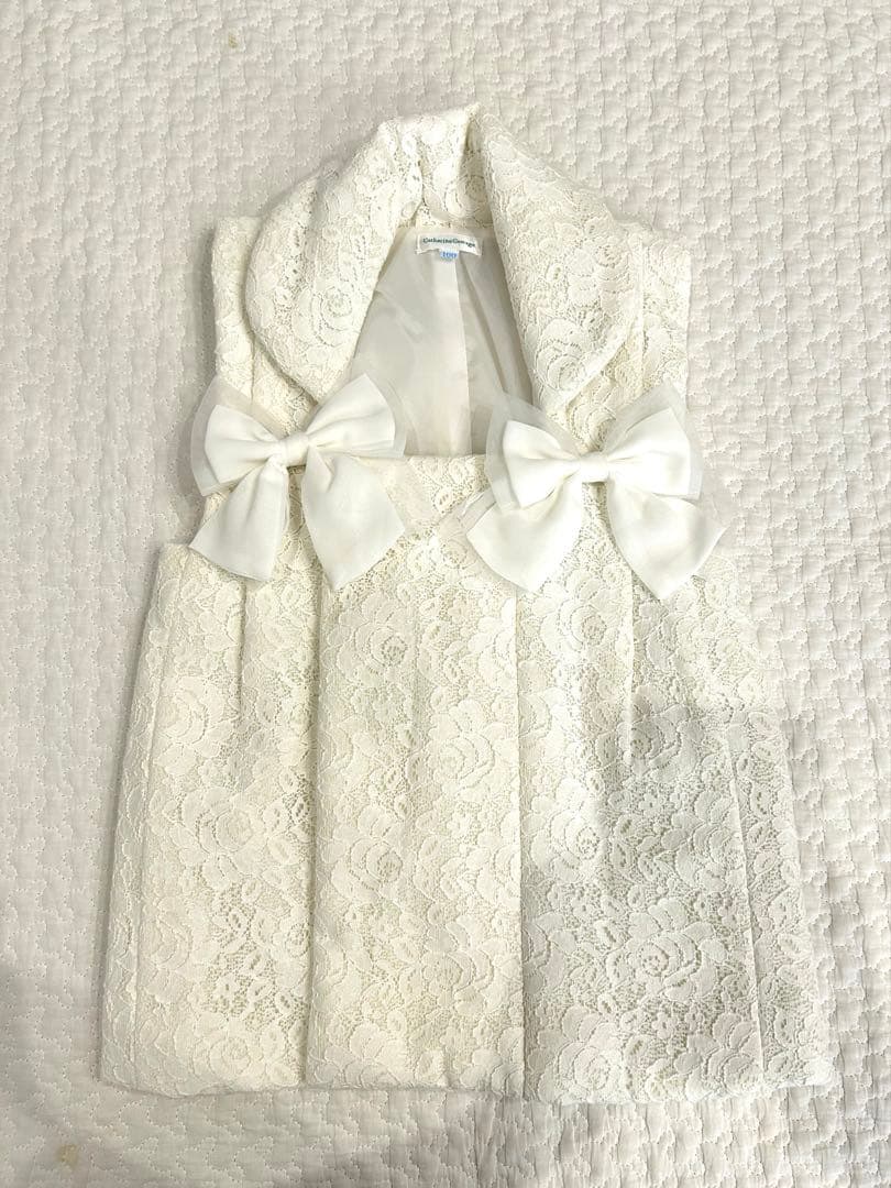 キャサリンコテージ　七五三　着物　被布　ブーツ　ベレー帽　セット　３歳　女　紫