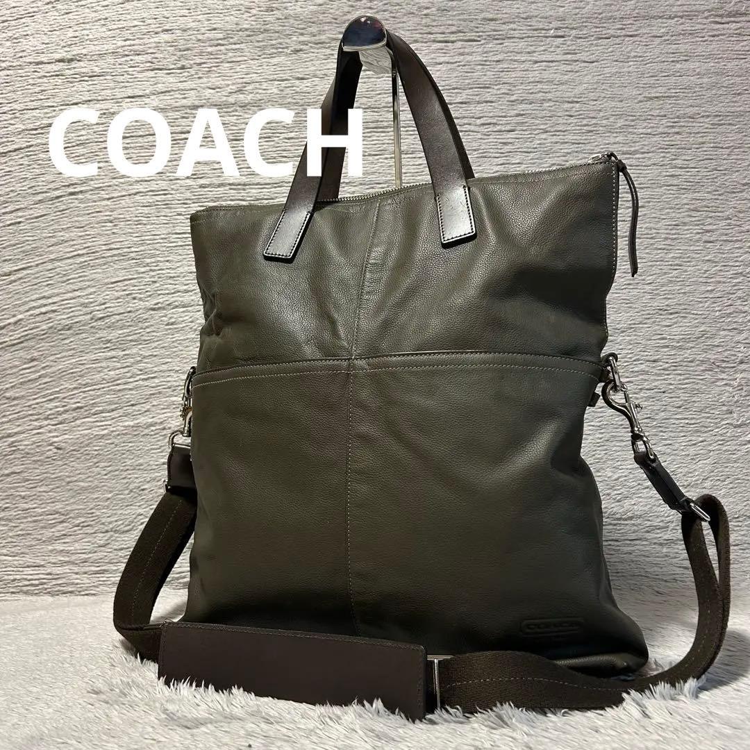 COACH コーチ トンプソン クロスボディ 70493 レザートートバッグ