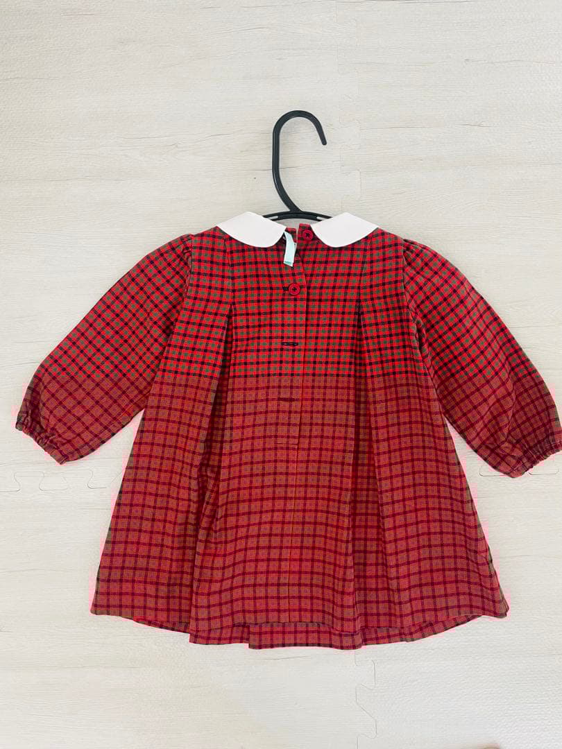 【現行品80cm！3回着用＆クリーニング済】ファミリアワンピース★定価22000