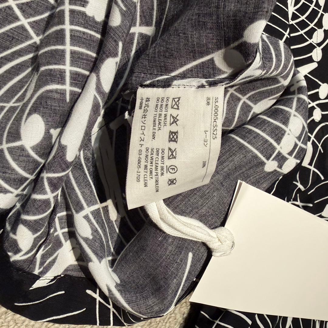 ソロイスト 音符柄 ハワイアンシャツ 44サイズ