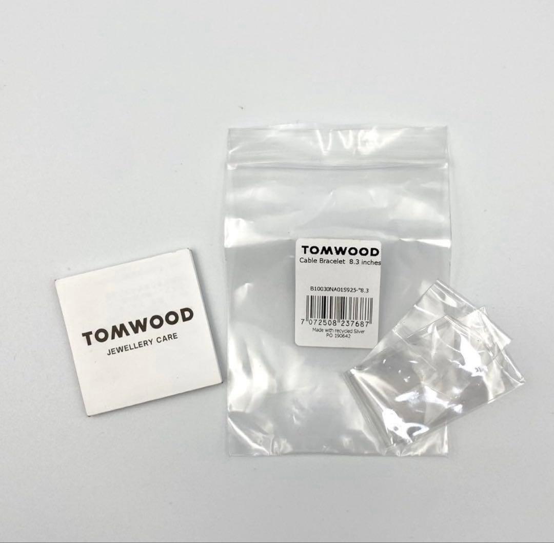 美品　TOM WOOD トムウッド ケーブル ブレスレット チェーン