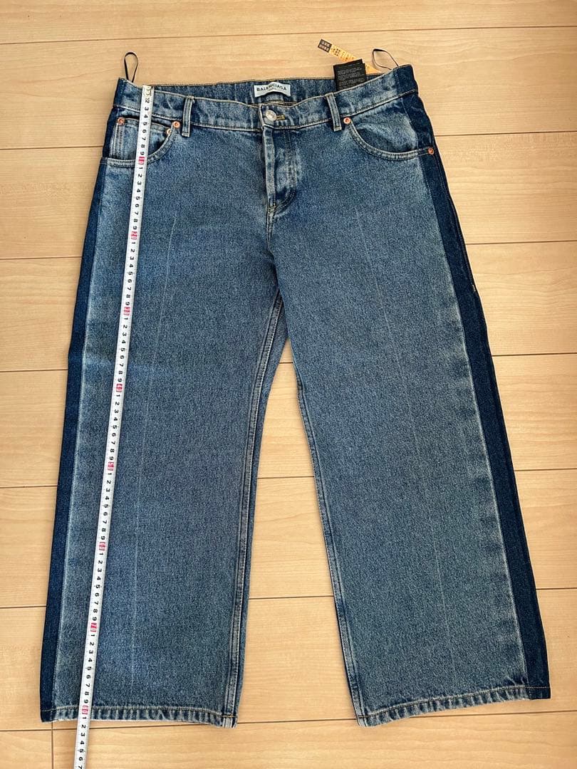 【美品】BALENCIAGA ジーンズ　ワイドレッグデニム サイズ38