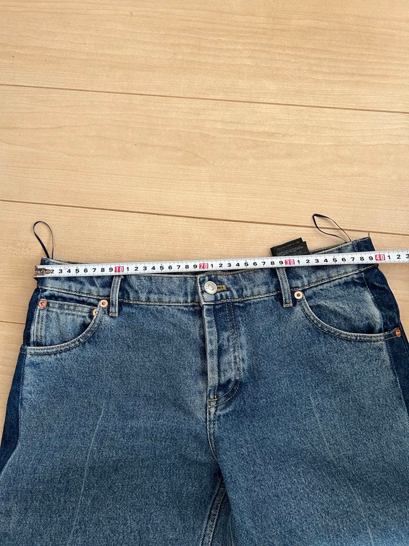 【美品】BALENCIAGA ジーンズ　ワイドレッグデニム サイズ38