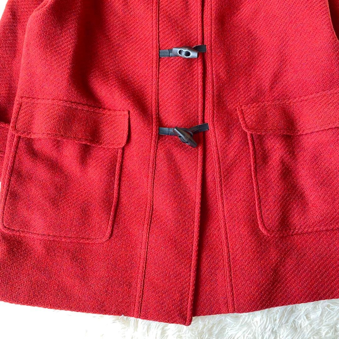 【未使用/希少】23区 イタリア生地使用　ダッフルコート ウールツイード　大きい