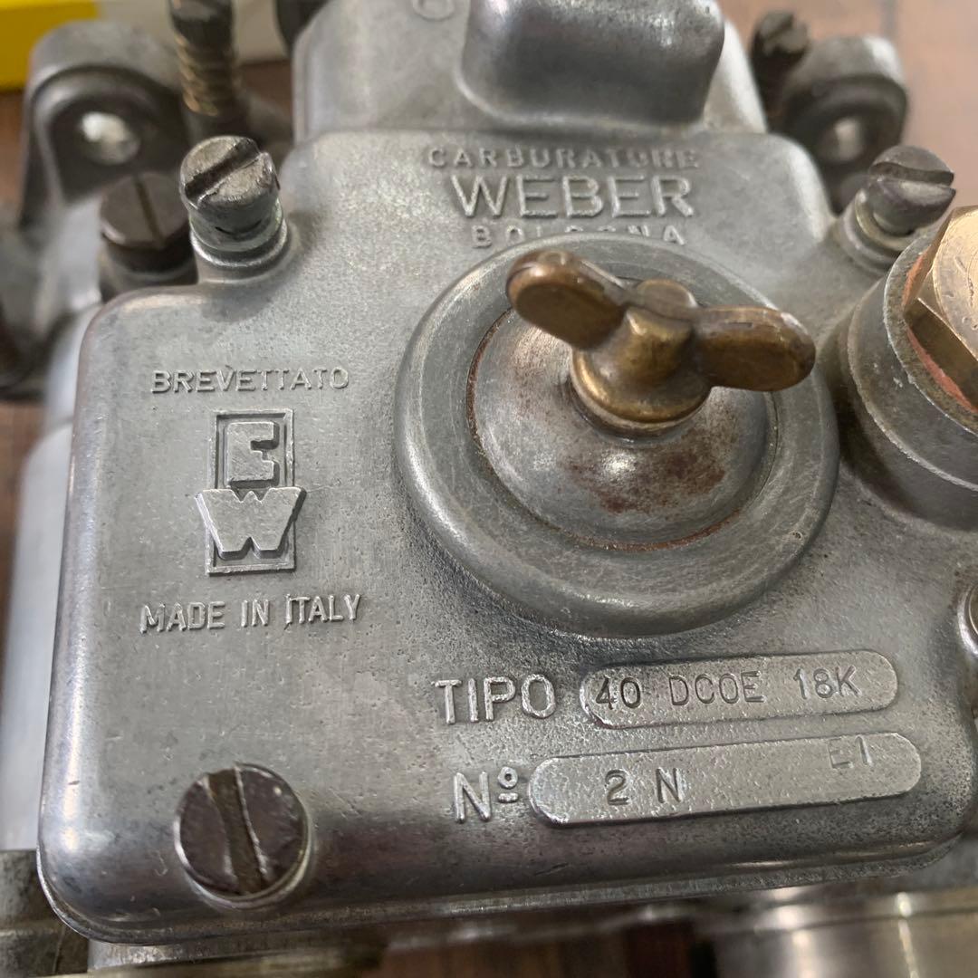 【最終値下げ】キャブレターWEBER40φ DCOE 対策前イタリア製ミニ旧車
