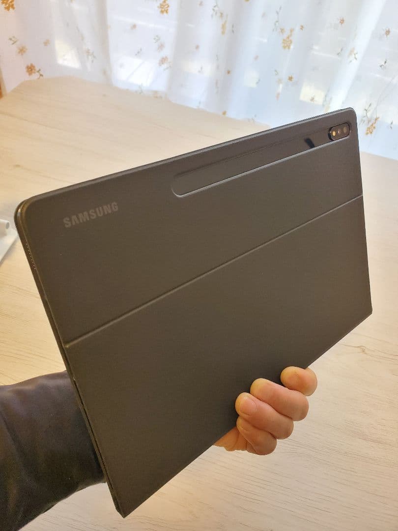 Samsung galaxy Tab S7+ 本体 純正スタンドカバー付き