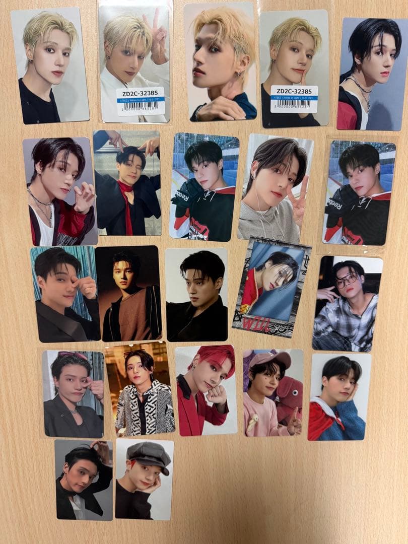 ATEEZ ウヨン　各種トレカセット